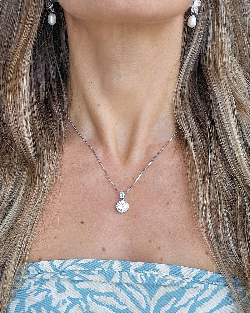 Collar punto de luz grande colgante