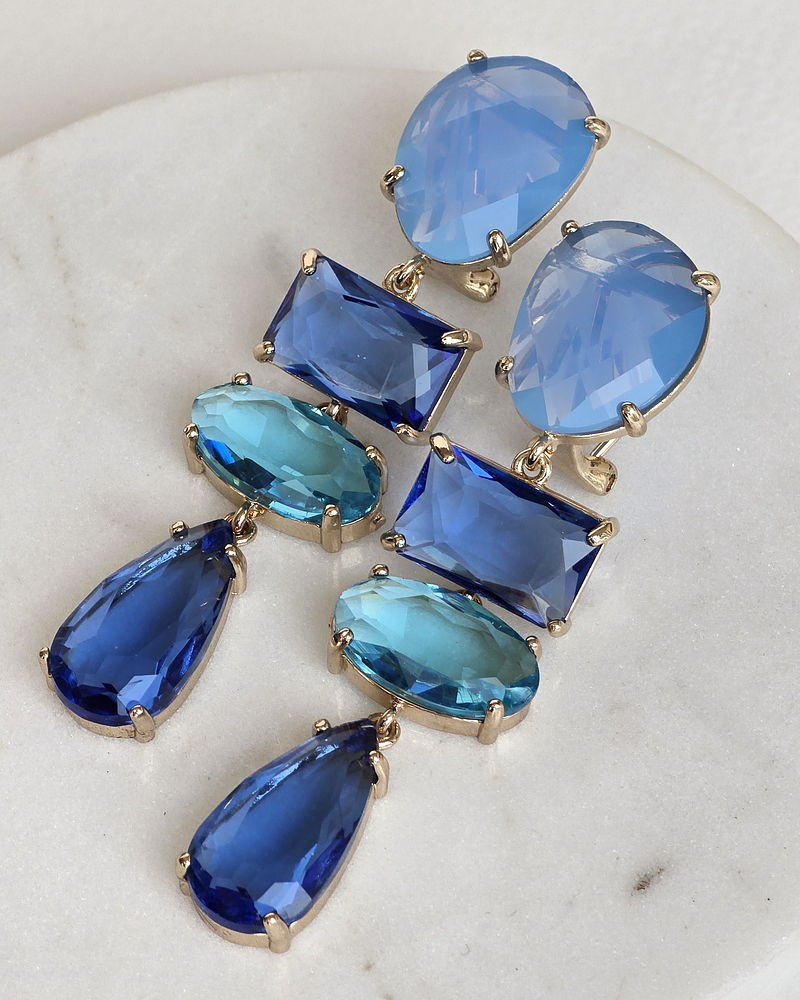 Aros azules con calipso distintas formas