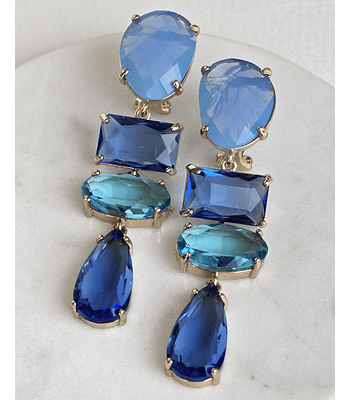 Aros azules con calipso distintas formas