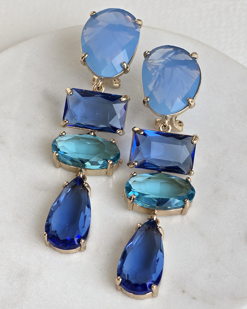 Aros azules con calipso distintas formas