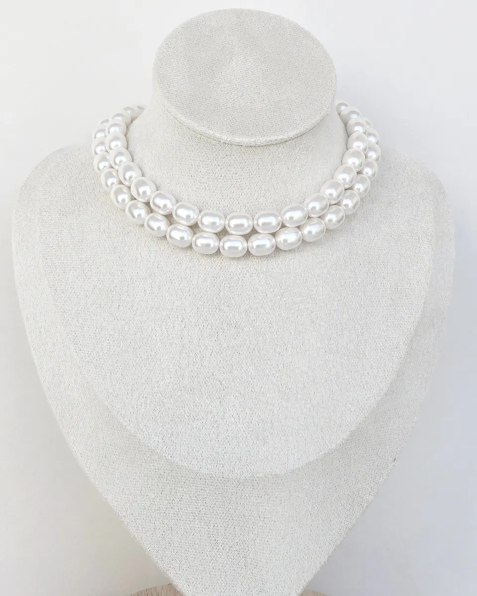Choker perlas 2 vueltas 3