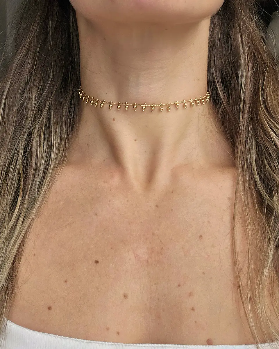 Choker oro 3