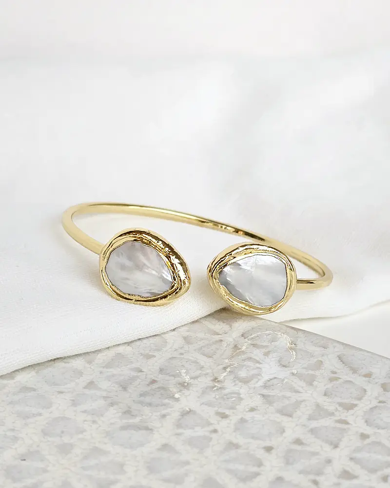 Esclava perlas forma de gota