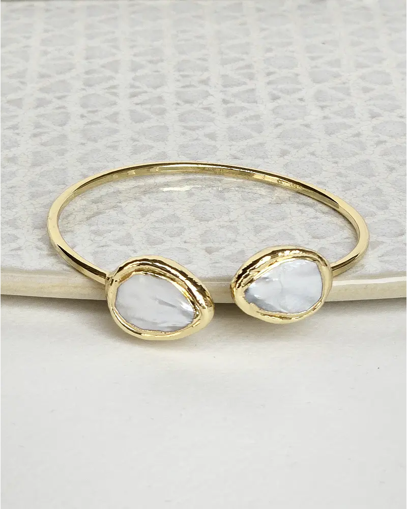 Esclava perlas forma de gota