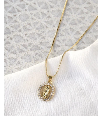 Collar virgen circonitas