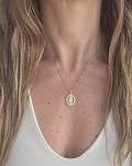 Collar virgen circonitas