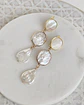 Aros nácar y doble perla gold - Miniatura 2