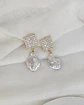 Aros circonitas y perla barroca - Miniatura 1