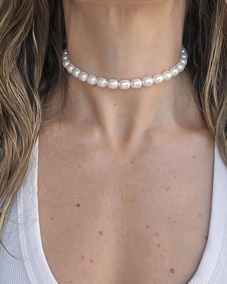 Choker perlas fantasía 3
