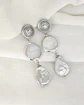Aros vintage doble perla natural - Miniatura 1