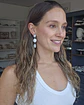 Aros vintage doble perla natural - Miniatura 4