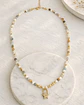 Collar amazonitas y estrella microcirconitas - Miniatura 1