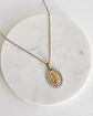 Collar virgen de los rayos circonitas - Miniatura 3