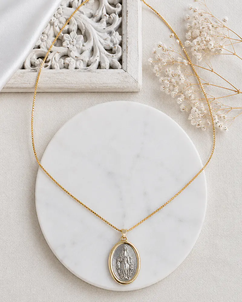 Collar virgen bicolor
