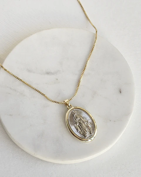 Collar virgen bicolor