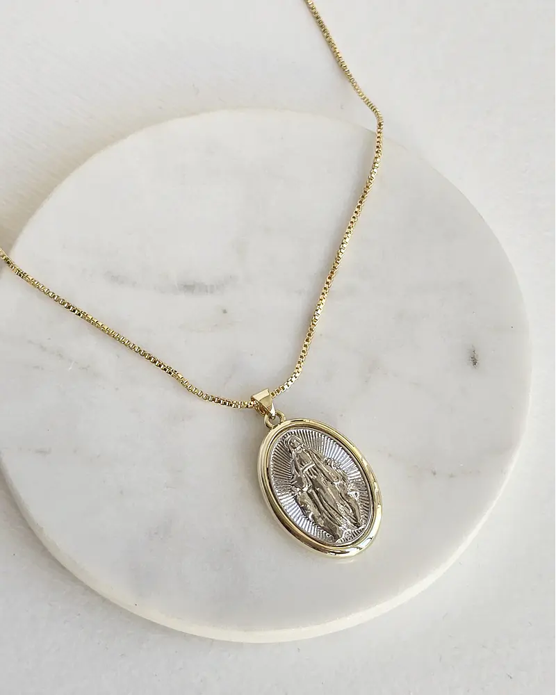 Collar virgen bicolor