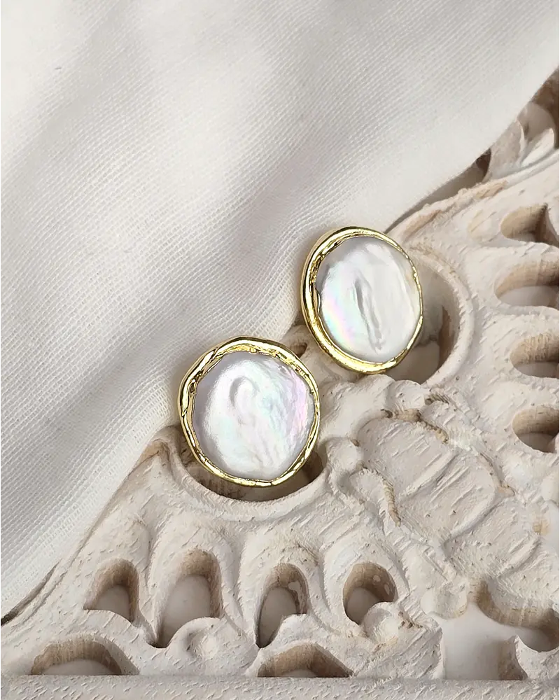 Aros perlas barrocas