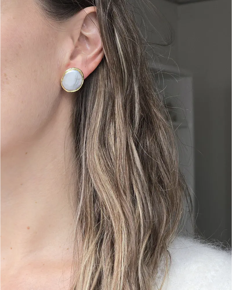 Aros perlas barrocas