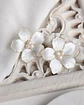 Aros flor anacarada con perlas - Miniatura 3