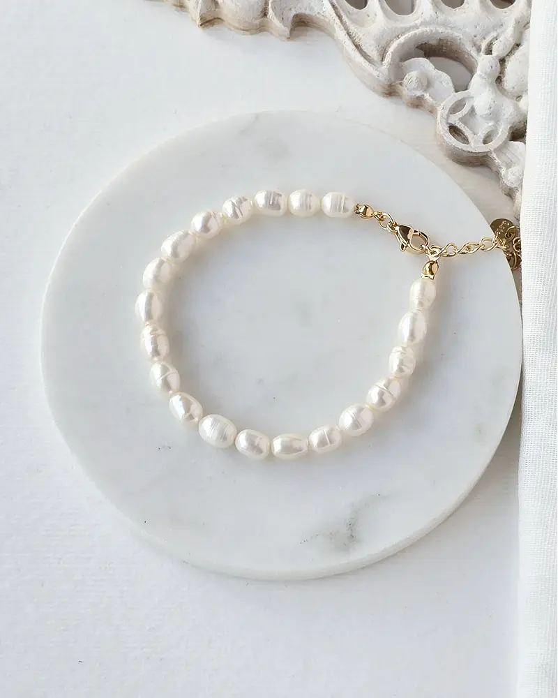 Pulseras perlas de río