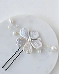 Pin flor perlas barrocas