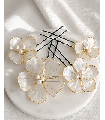 Pins de 4 flores anacaradas