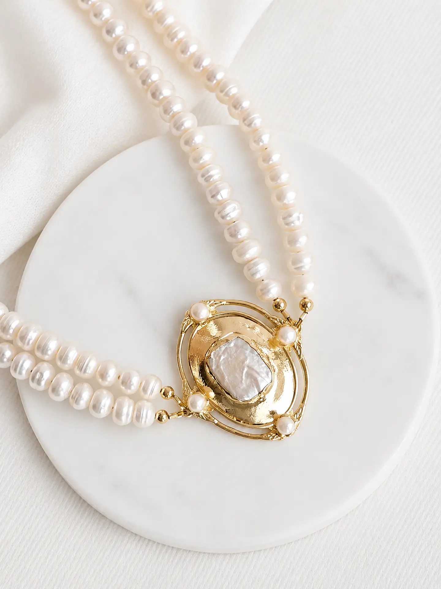Choker perlas con perla barroca 2