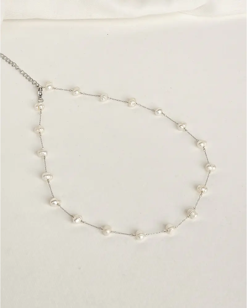 Collar perlas naturales
