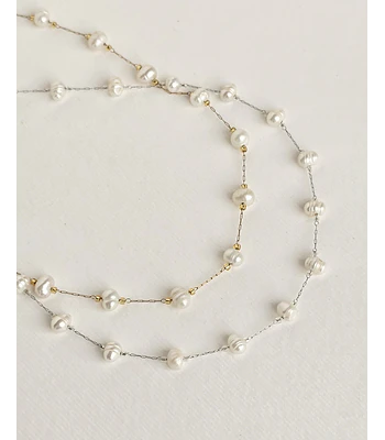 Collar perlas naturales