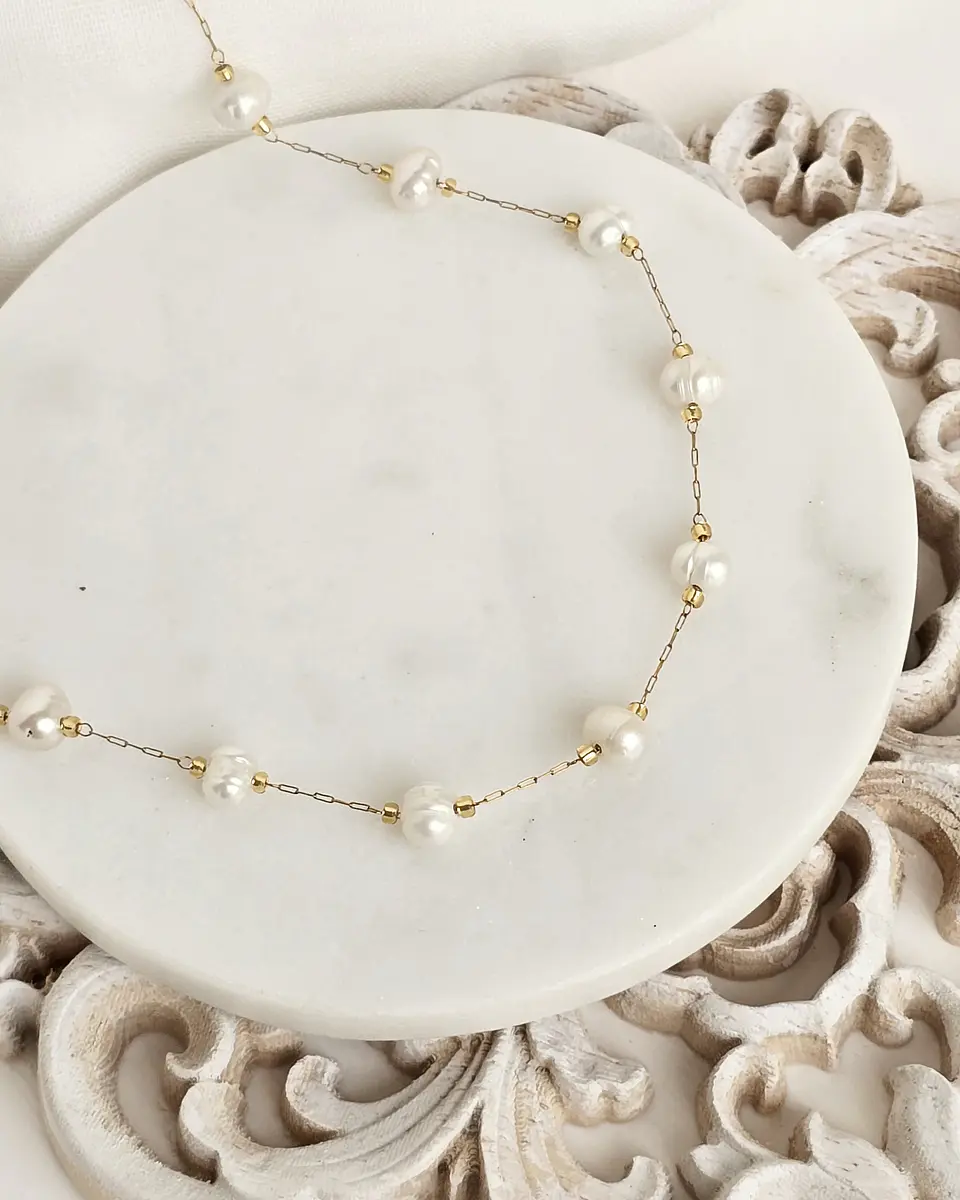 Collar perlas naturales 5