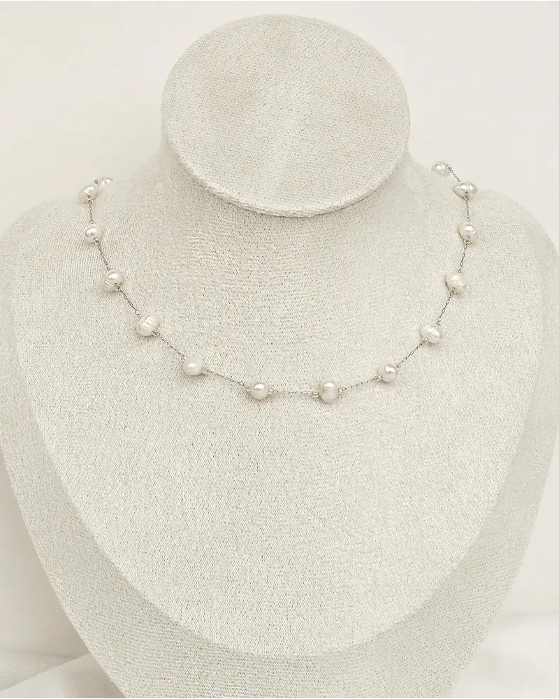 Collar perlas naturales