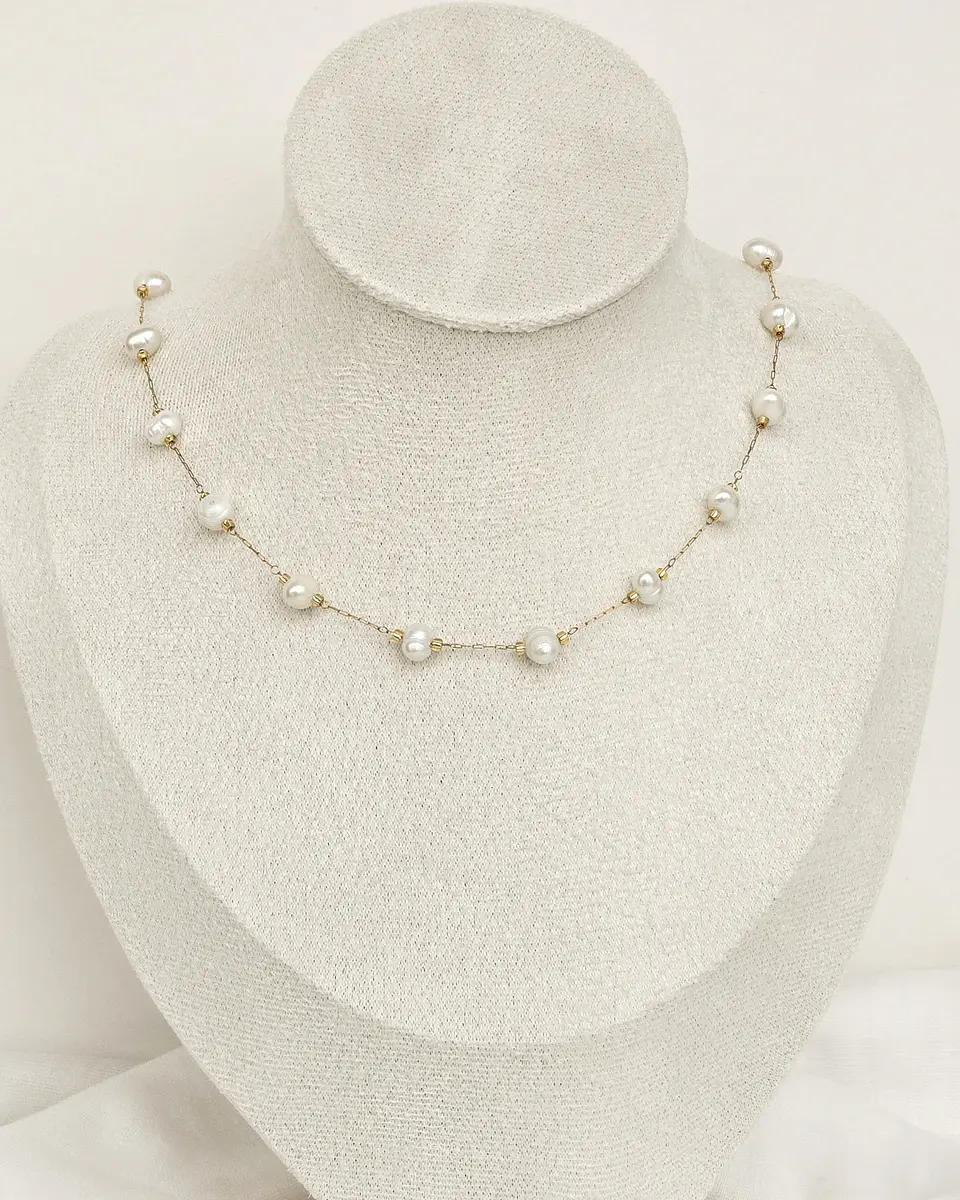 Collar perlas naturales 6