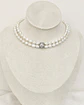 Choker perlas doble con centro vintage 2 - Miniatura 4