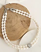 Choker perlas doble con centro vintage 2 - Miniatura 3
