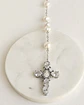 Rosario XL perlas y cruz con virgen de nácar - Miniatura 4