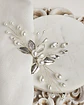 Tocado perlas y hojas silver - Miniatura 1