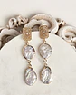 Aros vintage doble perla natural - Miniatura 2