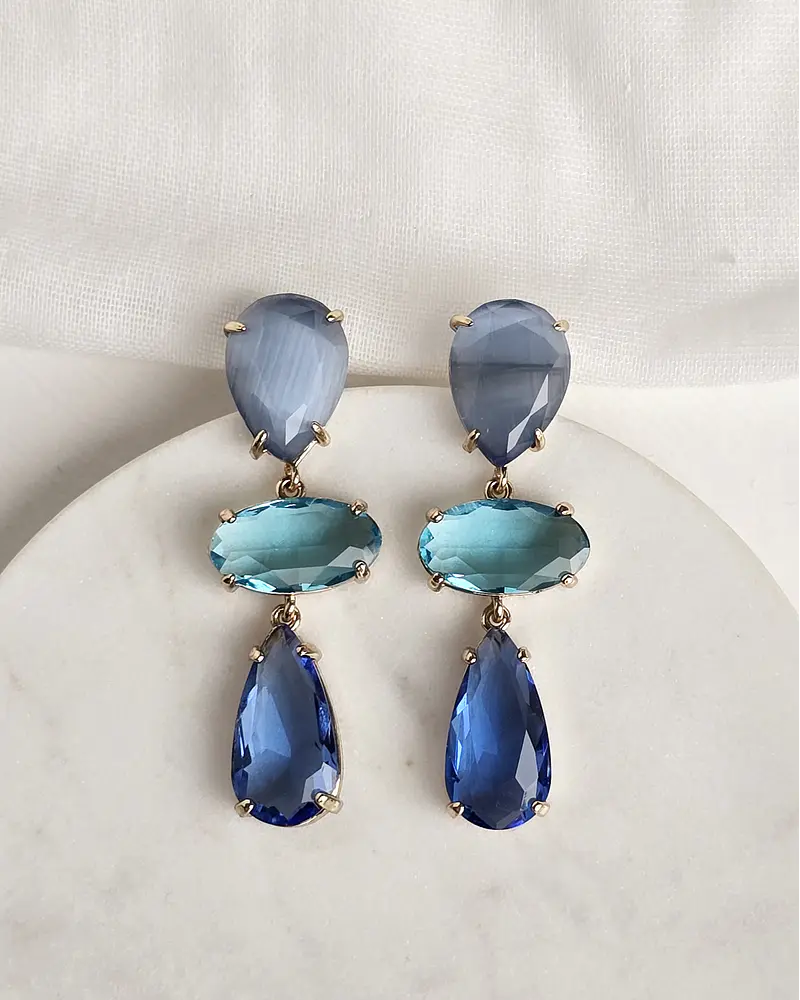 Aros azules con calipso distintas formas