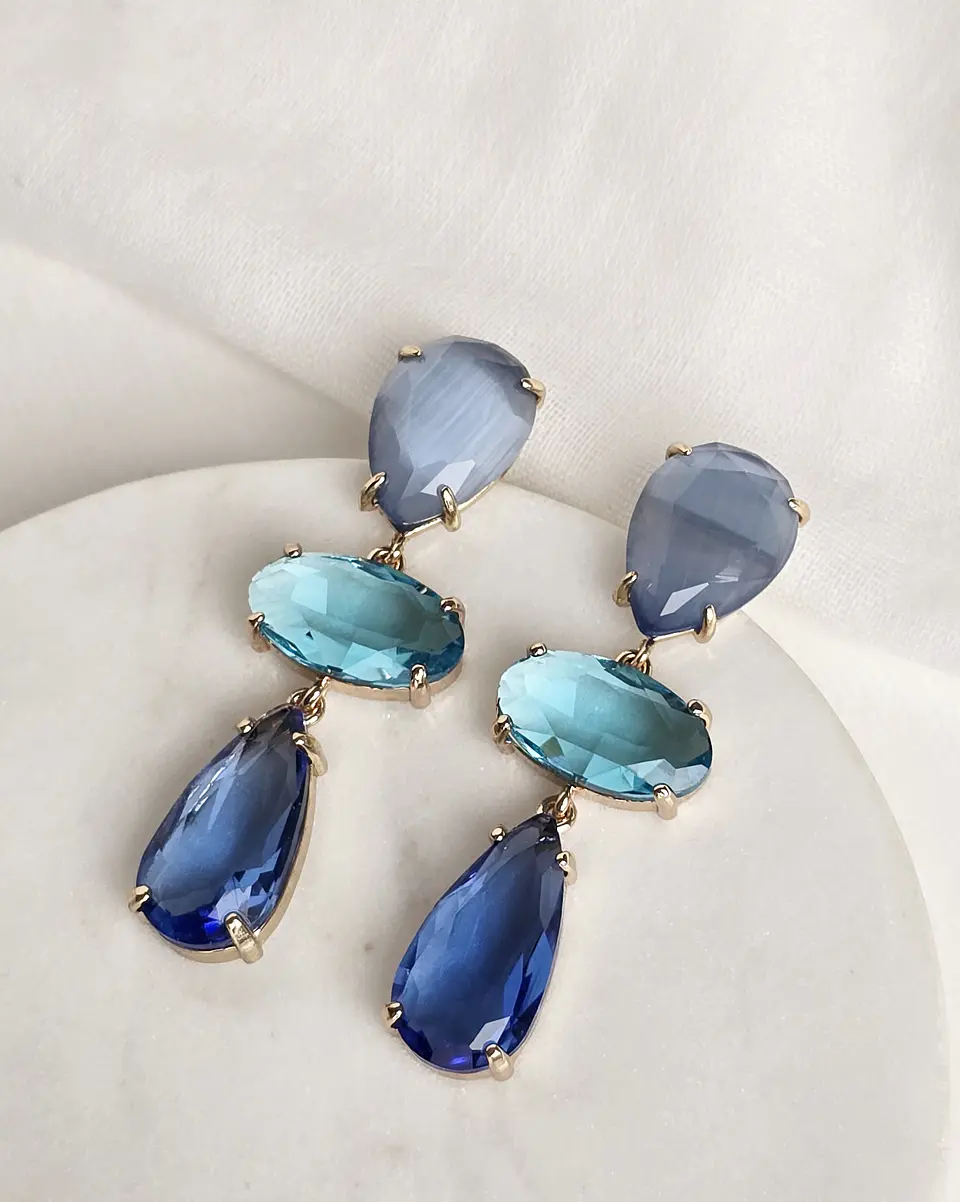 Aros azules con calipso distintas formas 2
