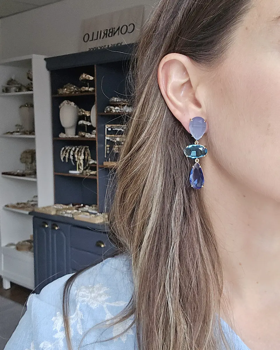 Aros azules con calipso distintas formas 3