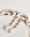 Aros circonitas clásicos con perla natural
