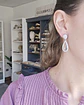 Aros clásicos de circonita y cristal - Miniatura 3