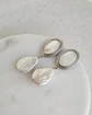Aros vintage nácar y perla barroca silver - Miniatura 2
