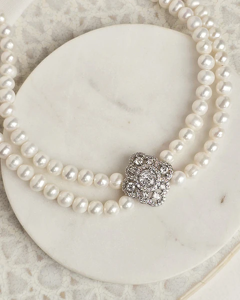 Choker centro vintage mediano
