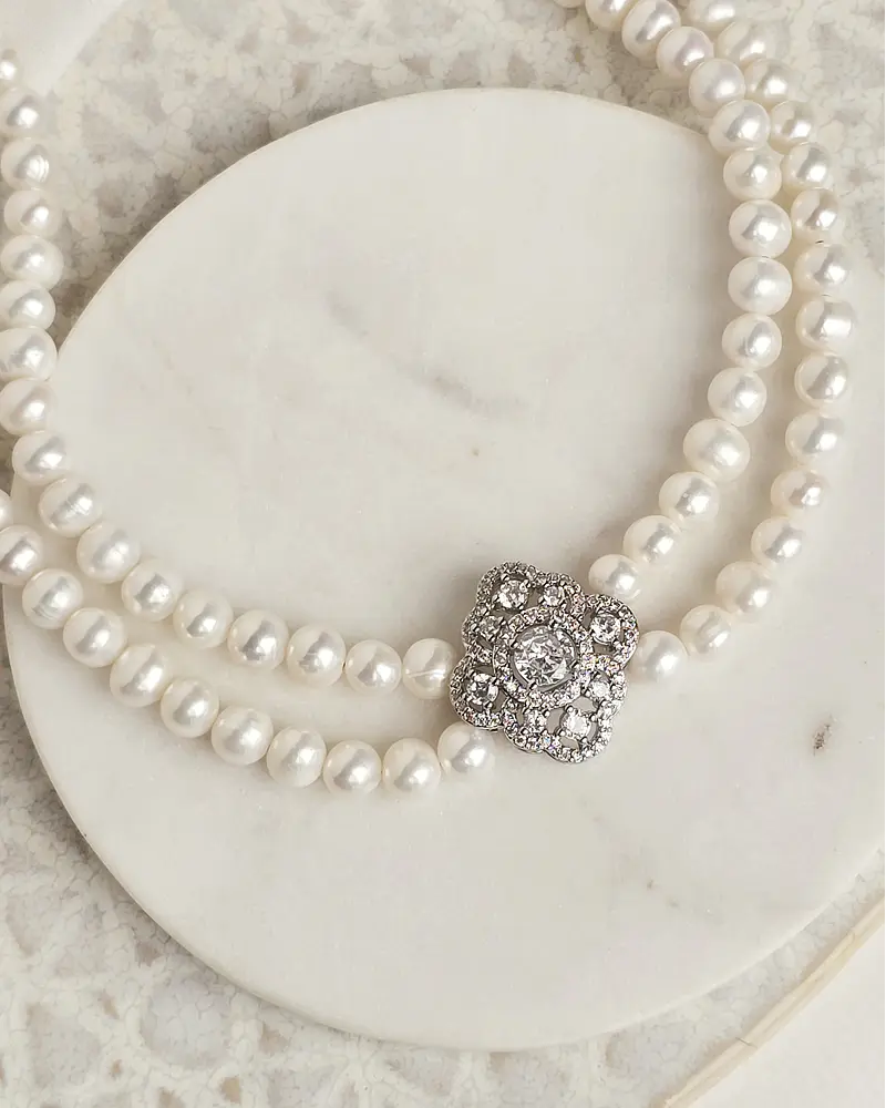 Choker centro vintage mediano