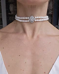 Choker centro vintage mediano