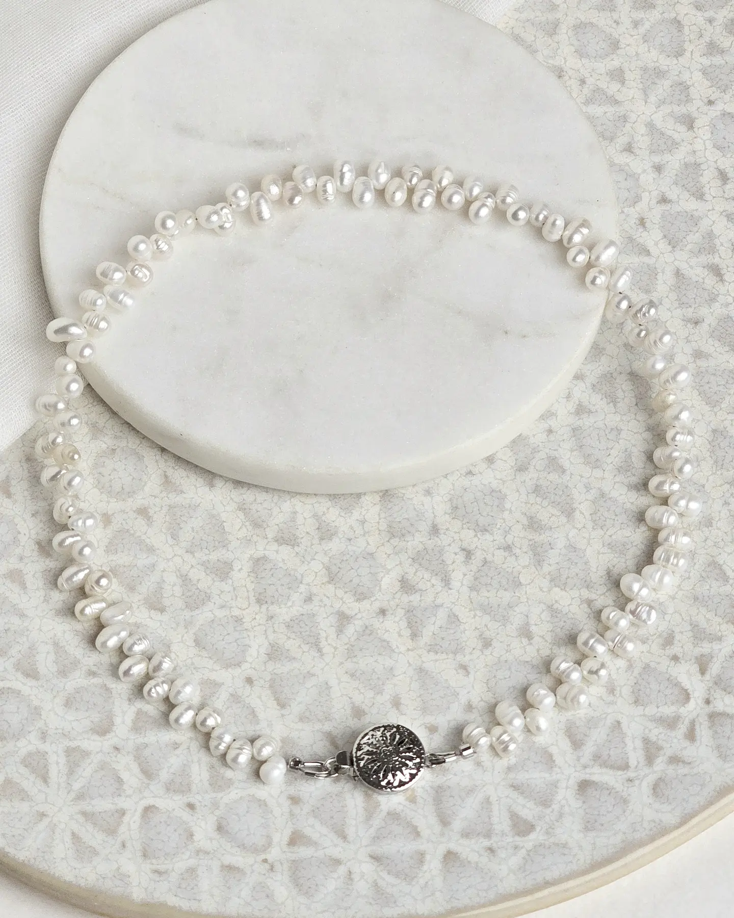 Choker perlas irregulares 3