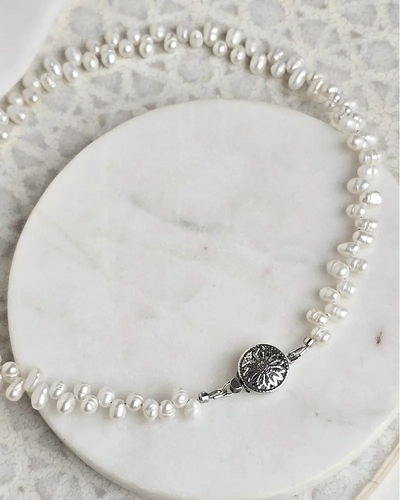Choker perlas irregulares