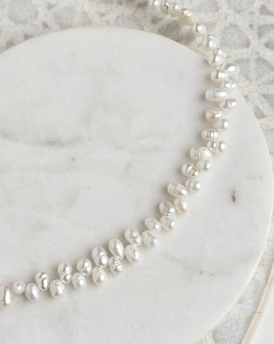 Choker perlas irregulares 2