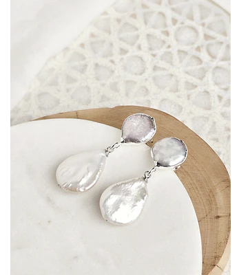 Aros perlas barrocas